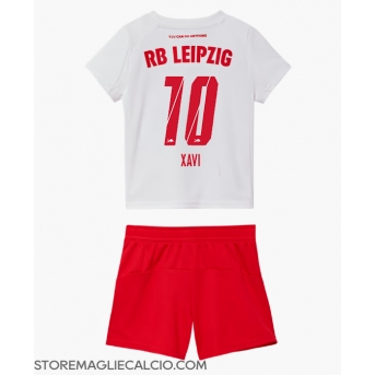 RB Leipzig Xavi Simons #10 Maglia Gara Casa Repliche 2025-26 Bambino